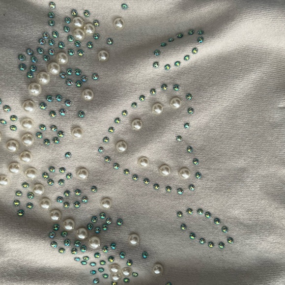 Wildfox beaded cropped sweater - Picture 3 of 6